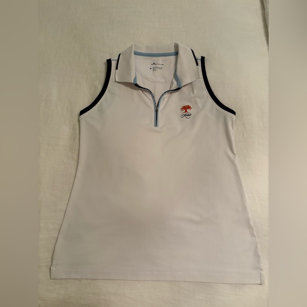 KIAWAH ISLAND Peter Millar Women’s Crown Sport Shirley Sleeveless Zip Polo